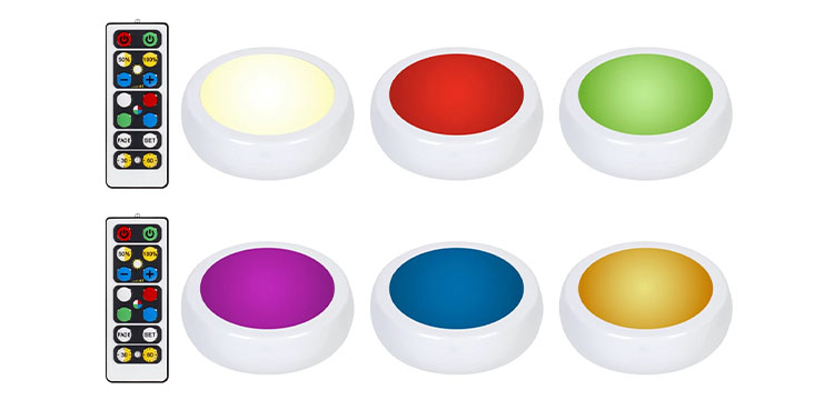 Wireless Color Changing Puck Light