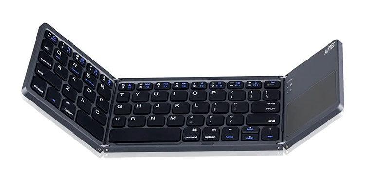 Aurtec Mini Foldable Wireless Keyboard