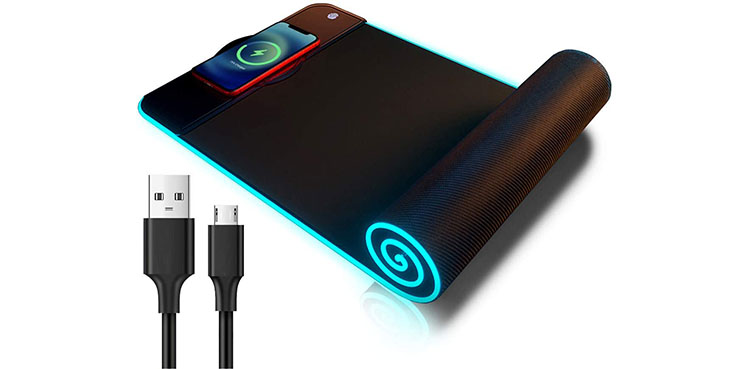 RGB Gaming Wireless Charging Mouse Pad